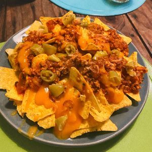 Nachos! at Alcachofra Cafe in Faro