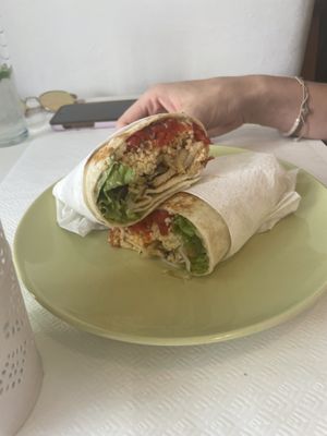 Wrap   at Alcachofra Cafe in Faro