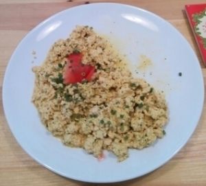 Tofu scramble and Fotu sandwiches at Alcachofra Cafe in Faro