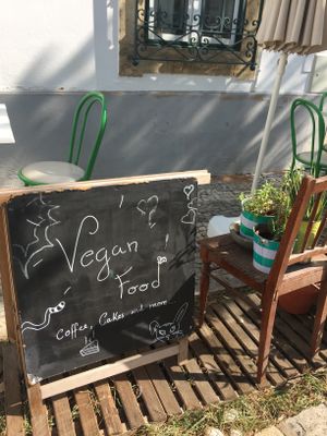 Vegan Food! at Alcachofra Cafe in Faro