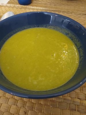 Soup at Alcachofra Cafe in Faro