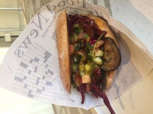 Sandwich at Purebox in Salzburg