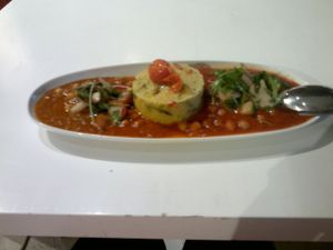 dish of the day at Purebox in Salzburg