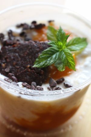 chia pudding at Purebox in Salzburg