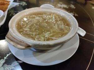 'Shark fin' soup at Nature's Vegetarian 天然素食馆 - Bangsar Baru in Kuala Lumpur