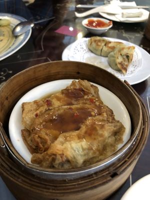 Beancurd rolls at Nature's Vegetarian 天然素食馆 - Bangsar Baru in Kuala Lumpur