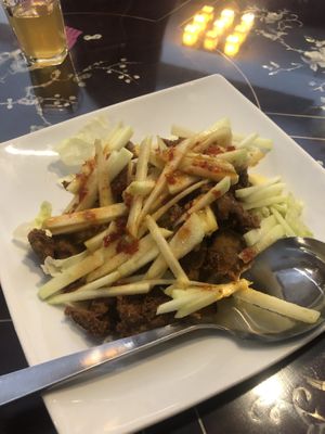 Thai Salad Veg Chicken at Nature's Vegetarian 天然素食馆 - Bangsar Baru in Kuala Lumpur