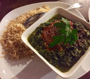 Subzi korma chalow  at Afghan Marcopolo in Mornington