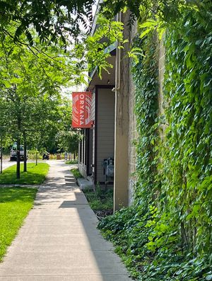 Oryana Market - sign outside  at Oryana Natural Foods Market in Traverse City