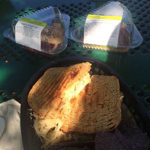 tempeh reuben at Oryana Natural Foods Market in Traverse City
