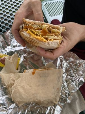 Vegan Tempeh Reuben (vegan cheese)  at Oryana Natural Foods Market in Traverse City