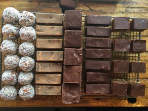 Sweets at The Organic Sustainable Food Trailer in Torquay