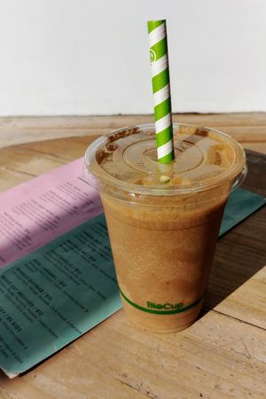 Morning Kick smoothie at Love Your Soul in Parkdale