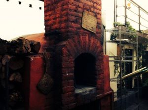 old fashioned cooking at Vieja Varsovia in Queretaro