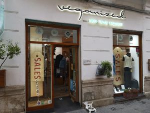 Outside at Veganized in Malaga