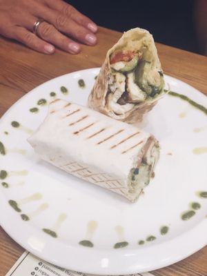 Tofu roll at Prasad in Yalta