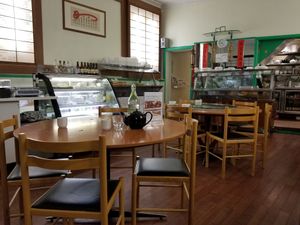 Sitting ares at Green Gourmet in St Leonards