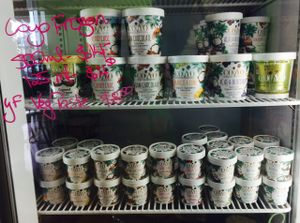 Vegan ice-creams at Ruby Do Organics in Hastings