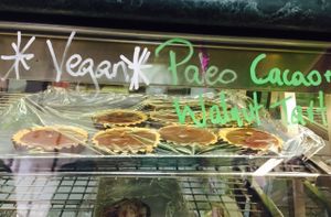 Vegan pastries at Ruby Do Organics in Hastings