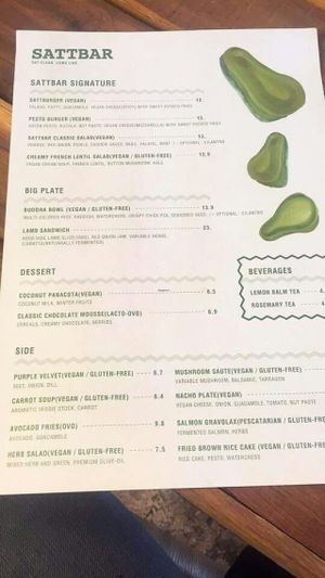 not vegan or veggie anymore at Sattbar - 사뜨바 in Seoul