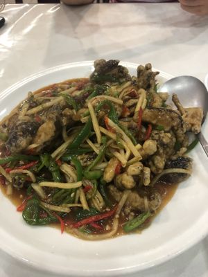 Spicy mushroom dish  at Shindongyang - 신동양반점 in Seoul