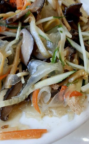 Vegan Yangjangpi (close-up) at Shindongyang - 신동양반점 in Seoul