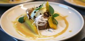 vegan orange & chocolate mousse at Bistro & Cafe Gartenliebe in Weimar