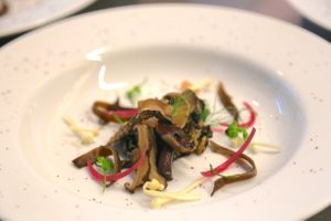 Mushroom Soup at Bistro & Cafe Gartenliebe in Weimar