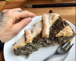 poppy seed cake at Bistro & Cafe Gartenliebe in Weimar