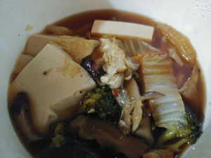Tofu Hot Pot at Heiwa Shokudo in Asheville