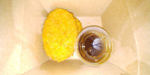 Vegetable Korokke: so delicous at Heiwa Shokudo in Asheville