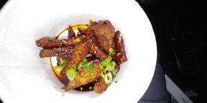 Garlic Tempeh: pretty good at Heiwa Shokudo in Asheville