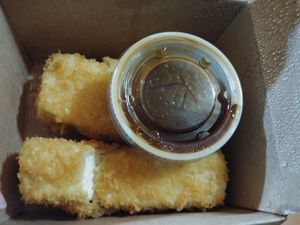 Tofu Katsu: Good but the tofu was a bit thick, sauce was robust at Heiwa Shokudo in Asheville