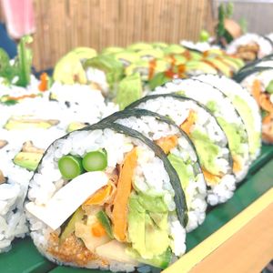 Godzilla with Almond Butter (I think) at Heiwa Shokudo in Asheville