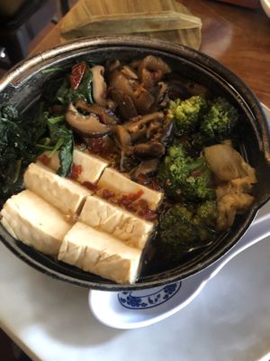 Tofu Hot Pot  at Heiwa Shokudo in Asheville