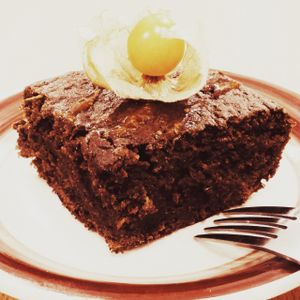 Cañihua and Carrot cake.. Gluten Free! at QIWA Organic Store and Cafe in Cusco