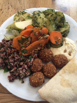 lunch buffet at RizRaz - Kompagnistraede in Copenhagen