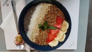 Acai bowl at Greentrees The Juicery - Münsterstr in Dusseldorf