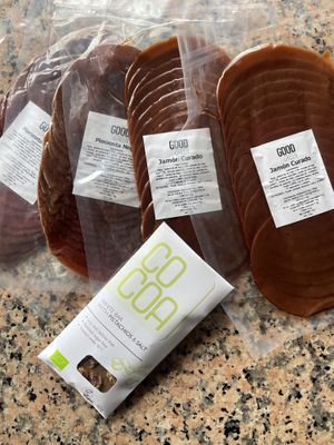 Embutido e chocolate vegán  at A Factoria Verde in A Coruna