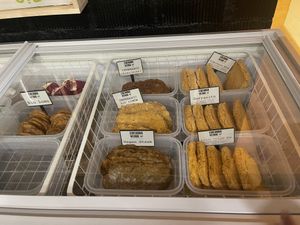 Meat replacements  at A Factoria Verde in A Coruna