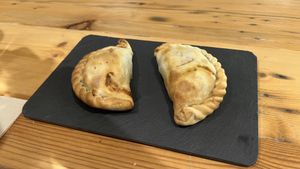 Empanadillas vegan   at A Factoria Verde in A Coruna