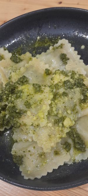 Raviolis at A Factoria Verde in A Coruna