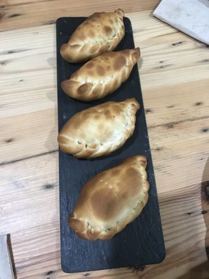 Truffle empanadillas at A Factoria Verde in A Coruna