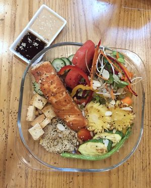 quinoa salad at O-OH Farm Karon in Phuket