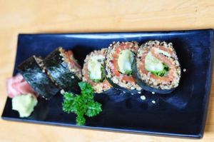 sushi quinoa  at O-OH Farm Karon in Phuket