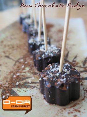 raw dessert at O-OH Farm Karon in Phuket