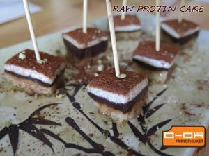 raw dessert at O-OH Farm Karon in Phuket