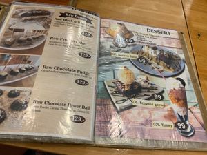 Menu at O-OH Farm Karon in Phuket