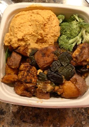 Veg out bowl (better than it looks) at Plant Wise in Dix Hills