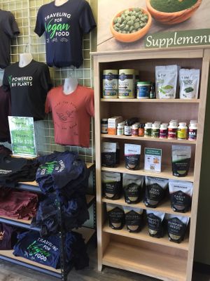 Supplements and apparel  at Plant Wise in Dix Hills